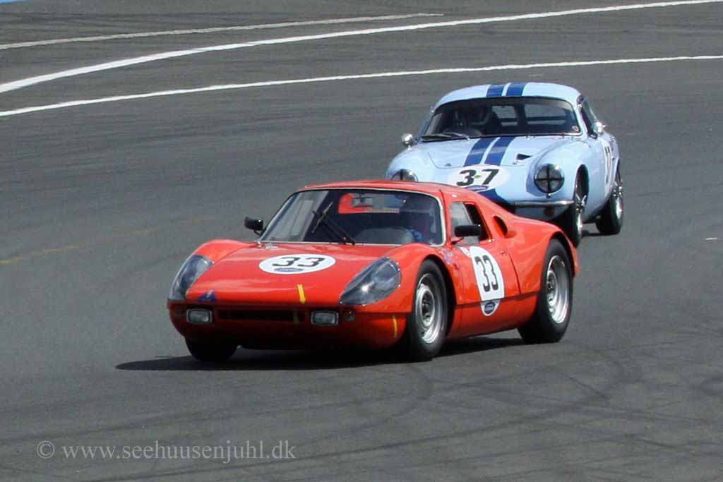 No.33 Porsche 904 2000cc 1964Joseph KosterNo.37 Lotus Elite S2 1216cc 1961