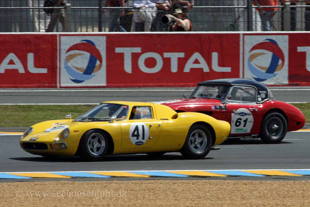 No.41 Ferrari 250 LM 3000cc 1964Carlos MonteverdeNo.61 Austin Healey 100/6 2996cc 1956