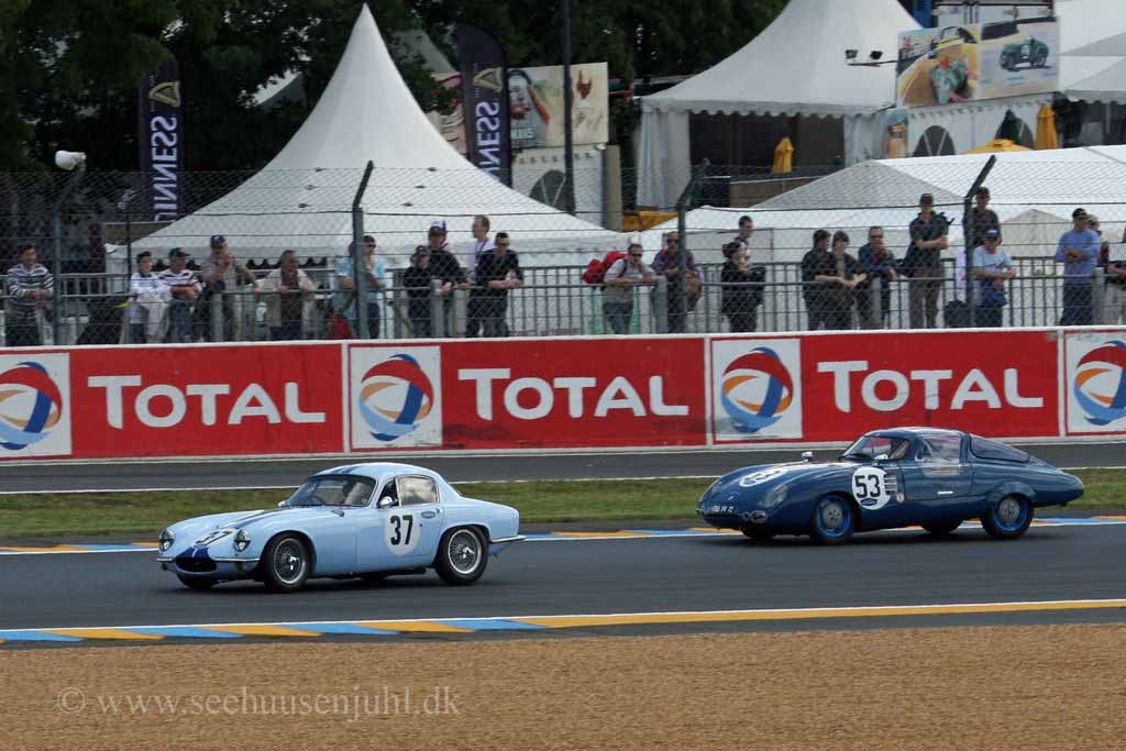 No.37 Lotus Elite S2 1216cc 1961Theodore CharagionisAlex DrouliscosNo.53 Panhard X86 745cc 1956Francois DelignyGilbert Lenoir