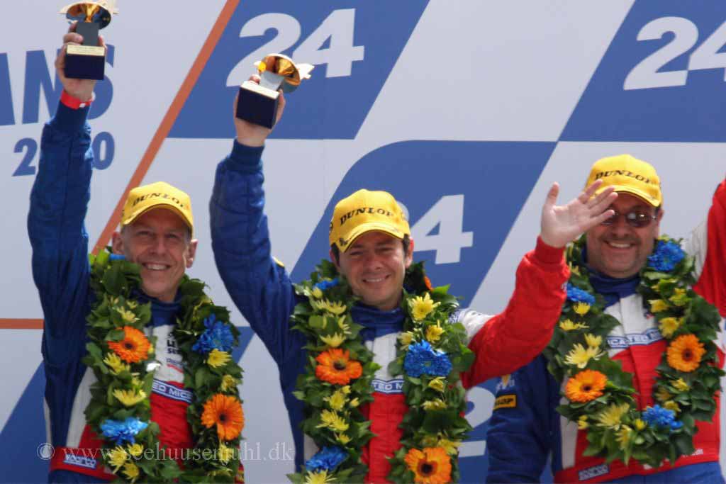 LMP2 No.3 Andy Wallace, Thomas Erdos and Mike Newton