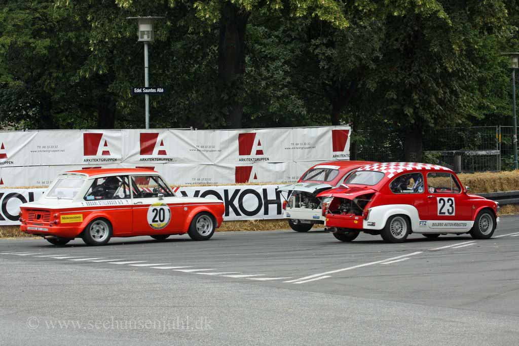 Fiat Abarth 1000 TC 982cc 1971<br>Fiat Abarth 982cc 1971<br>Sumbeam IMP 998cc 1969