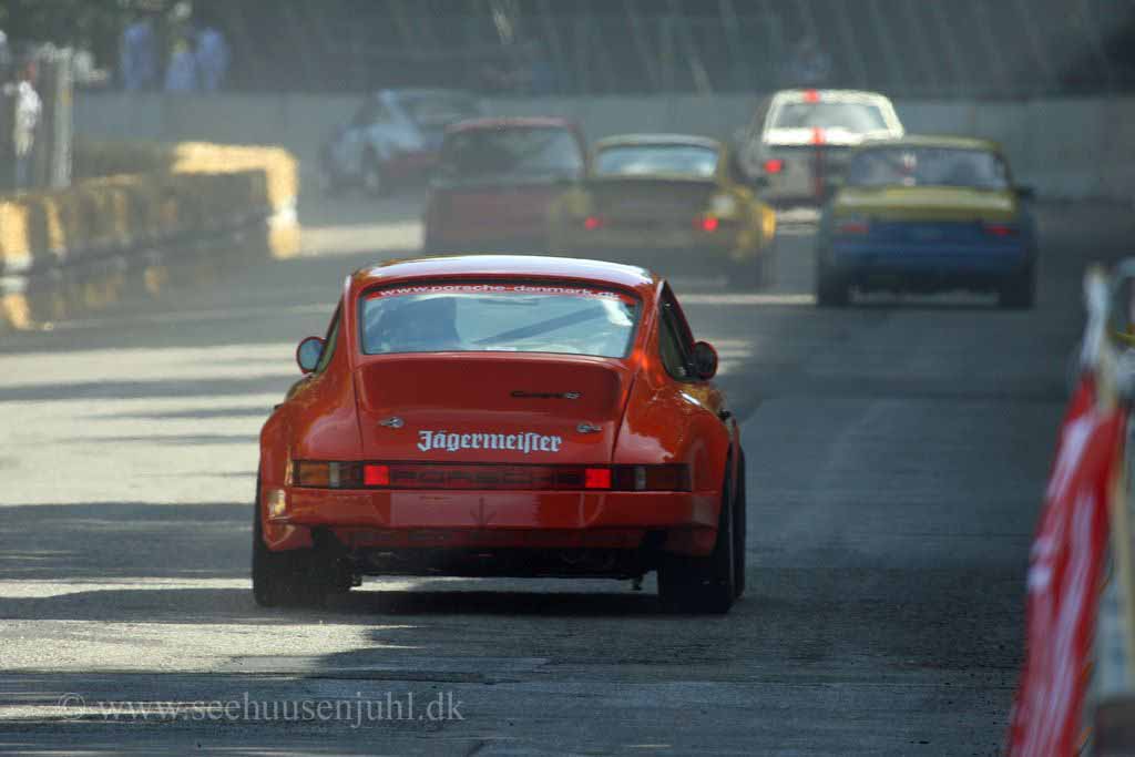 Porsche 911 RS 2998cc 1974<br>Søren Dybholm<br>Ford Escort RS 1987cc 1973<br>Tomas Hall<br>Porsche 911 RS 2995cc 1976<br>Brian Løkke