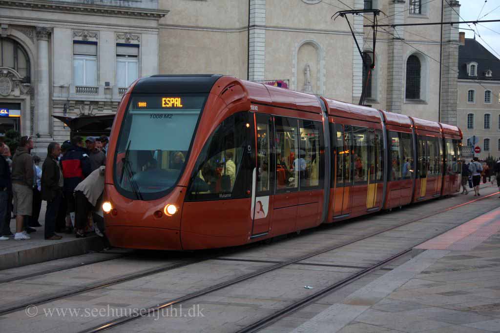 The new light rail of Le Mans